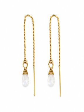 TH6256 Moonstone Gold Threaders